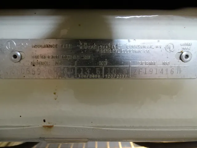 Hotpoint GE appliance